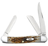 Case Amber Bone Peach Seed Jig Medium Stockman