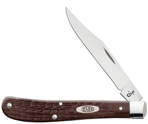 Case Brown Synthetic Slimline Trapper