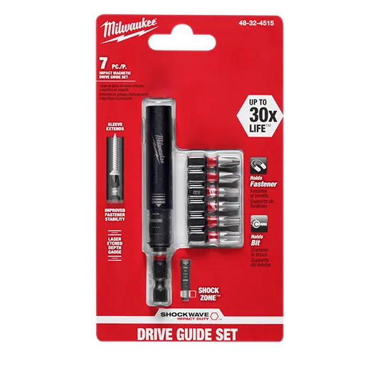 Milwaukee SHOCKWAVE™ Impact Magnetic Drive Guide Set