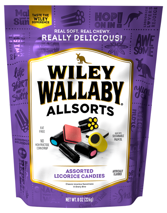 Wiley Wallaby Allsorts Licorice Assorted Candies