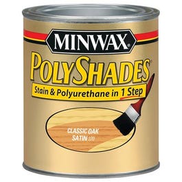 1-Qt. Classic Oak Satin Polyshades Wood Stain