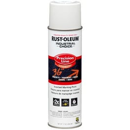 Industrial Choice Precision Line Marking Spray Paint, White, 17-oz. Inverted