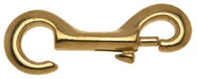 Campbell 3/8 Rigid, Open Eye Bolt Snap, Bronze, #231B