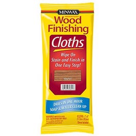 Wood Stain Cloths, Maple, Covers 50-Sq. Ft.