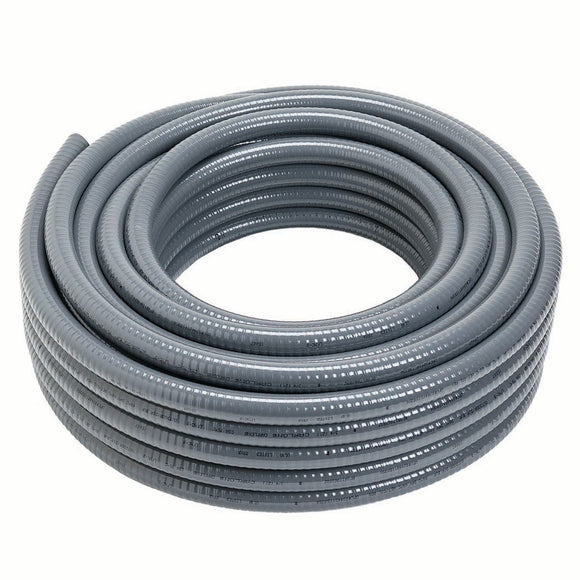 Thomas & Betts 3/4 Inch Gray Liquidtight Flexible Non-metallic Conduit, 100 Foot Coil