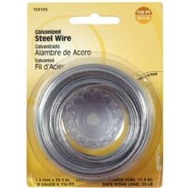 32-Gauge Galvanized Wire, 100-Ft.