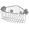 Reo Power Lock Corner Basket, Stainless Steel, Suction-Cup