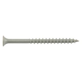 Fas-N-Tite Exterior Wood Screws, Gray Ceramic, 3.5-In. x #10, 5-Lbs.