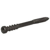 Deck Plus Exterior Composite Screws, Star, Gray Ceramic, 2.5-In. x #10, 1-Lb.