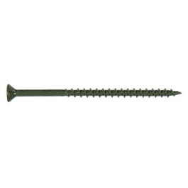 Deck Plus Self-Drilling Screws, Star, Green Ceramic, 2-In. x #8, 1-Lb.