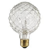 Crystalina Designer Glove Bulb, Faceted, Incandescent, 220 Lumens, 40-Watts