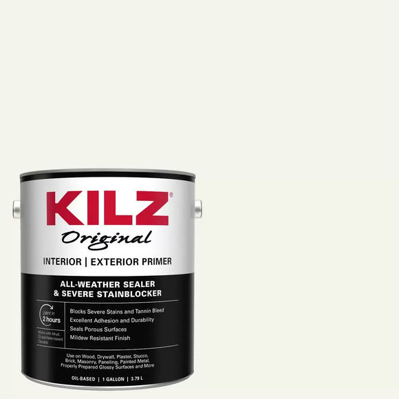 KILZ Original 1 gal. White Oil-Based Low-VOC Interior and Exterior Primer