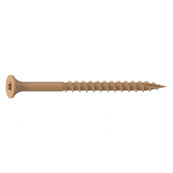 National Nail Buglehead Deck Screw, Star Drive, 3