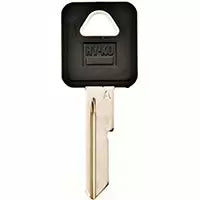 Hy-Ko Blank B48P Fits General Motors Car Key (Black)