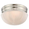 LED Light, Flush Mount, Brushed Nickel/Frosted Lens, 850 Lumens, 10-Watt, 6-7/8-In.