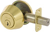 Callan Single Cylinder Deadbolt, Polished Brass