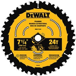 Circular Saw Blade, Framing, 24 T, 7-1/4-In.