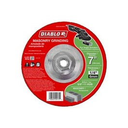 Masonry Grinding Disc, 7 x 1/4 x 5/8-11-In.