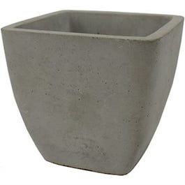 Planter, Tapered Square, Fiber Cement, 3.7 x 3.5-In.