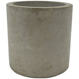 Planter, Cylinder, Fiber Cement, 4 x 4-In.