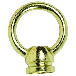 Swag Hook Ceiling Loop, Brass Finish, 1-3/8 Female x 1/8-In. IP