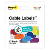 Cable Labels, Assorted, 10-Pk.