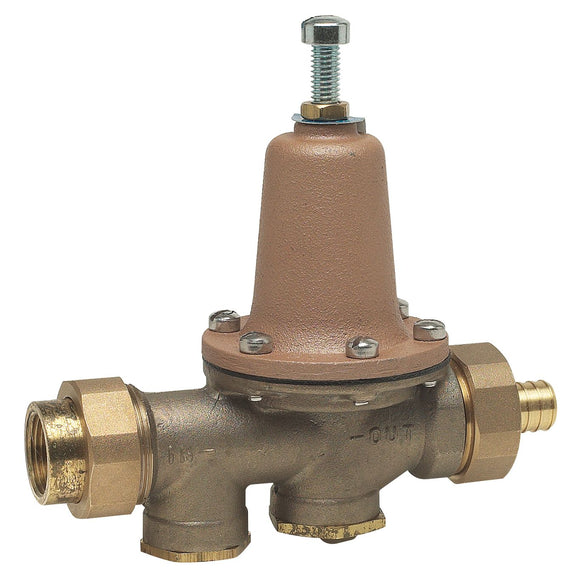 Watts Series LF25AUB-Z3 Water Pressure Reducing Valve 3/4 Inch 1/2 - 2 Inch Too