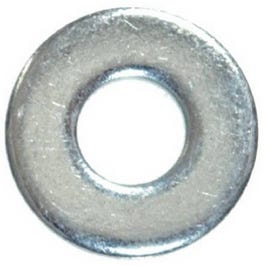 Flat Washers, #8, Zinc-Plated Steel, 30-Pk.