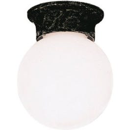 60-Watt Black Porch Light