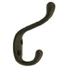 Hat & Coat Hook, Heavy-Duty, Oil-Rubbed Bronze, Holds 75-Lbs.