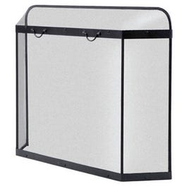 Fireplace Spark Guard, Steel, 31 x 39-In.