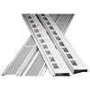 Continuous Soffit Vent, White Aluminum, 8-Ft.