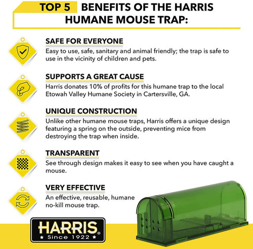 Harris Humane Mouse Trap, Catch & Release