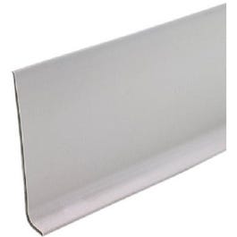 4-Inch x 4-Ft. Silver Gray Vinyl Wall Base