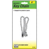 Beaded Key Chain, 6-In., 2-Pk.