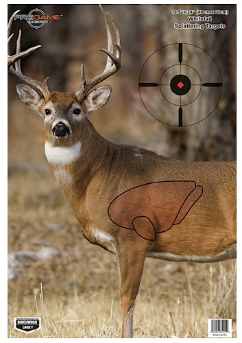 Birchwood Casey 35401 Pregame  Deer Hanging Paper Target 16.50 x 24 3 Per Pack