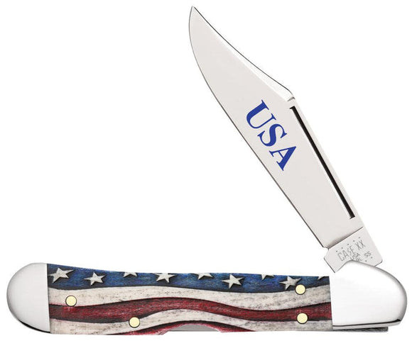 Case Star Spangled Series Embellished Smooth Natural Bone Mini CopperLock®