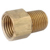 Brass Threaded Inverted Flare Connector, 5/16 x 1/4-In.