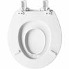 Mayfair by Bemis NextStep2® Round Enameled Wood Potty Training Toilet Seat Never Loosens Removes for Cleaning Slow-Close Adjustable