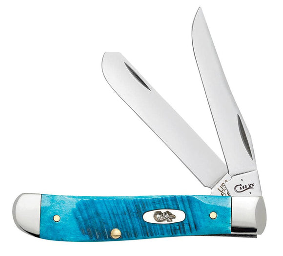 Case Sawcut Jig Caribbean Blue Bone Mini Trapper