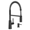 Moen 87897BL Moen Nori Spring Kitchen Faucet