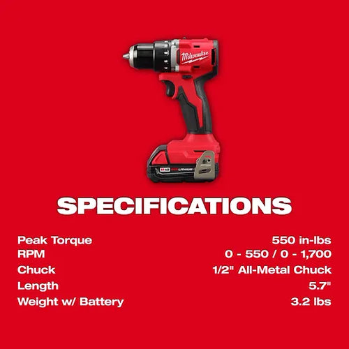 Milwaukee M18™ Compact Brushless 2-Tool Combo Kit