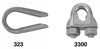 Campbell 1/16 Wire Rope Clip Electro-Galvanized