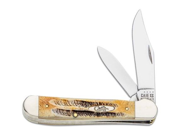 Case XX Jigged 6.5 BoneStag Handle 2 Blade Copperhead