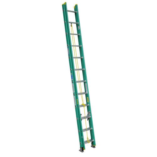 Werner 24ft Type II Fiberglass D-Rung Extension Ladder D5924-2