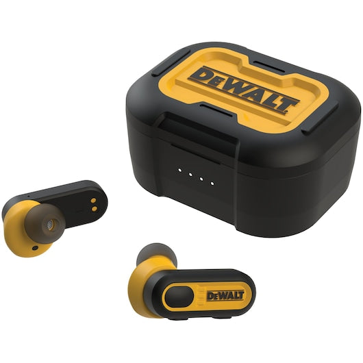 Dewalt Pro-X1 Jobsite True Wireless Earbuds With Charging Case