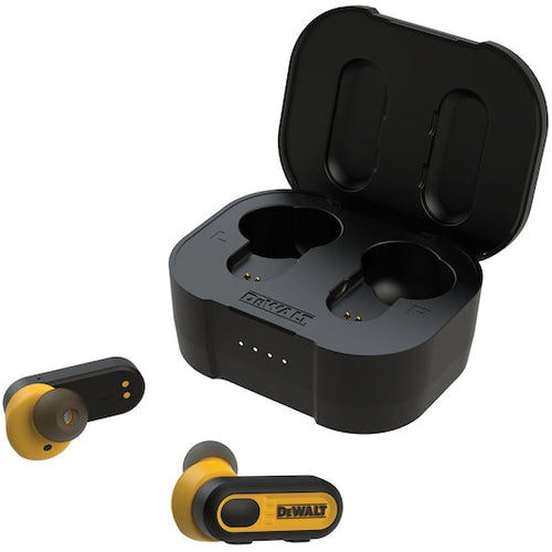 Dewalt Pro-X1 Jobsite True Wireless Earbuds With Charging Case