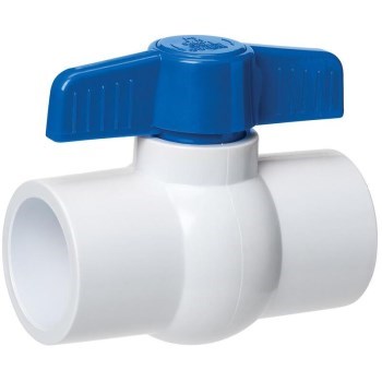 Homewerks Worldwide VBVP40E7M Slip Connect PVC Ball Valve - 1 1/2