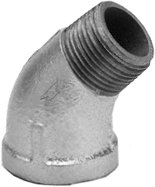 ES45-18 ELBOW 1/8 GALV 45DEG STREET