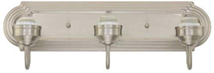 3 LIGHT BRUSH NICKEL WALLBRACKET